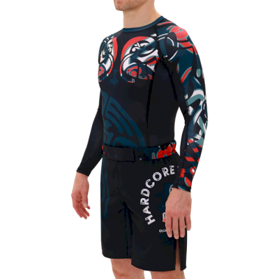 Рашгард Hardcore Training Nordic Pattern Black Russian LS - фото 4