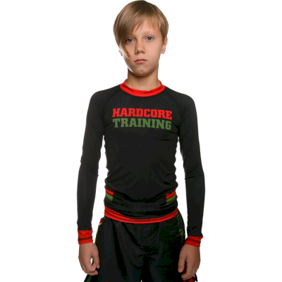 Детский рашгард Hardcore Training Red-Green