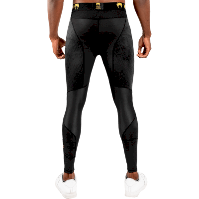 Компрессионные штаны Venum G-Fit Black/Gold - фото 2