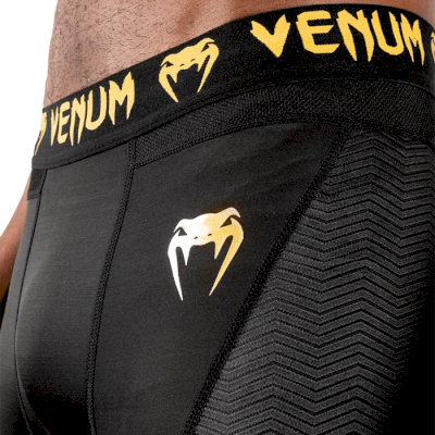 Компрессионные штаны Venum G-Fit Black/Gold - фото 5