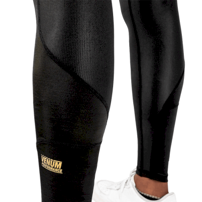 Компрессионные штаны Venum G-Fit Black/Gold - фото 6