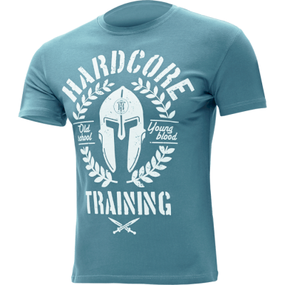 Футболка Hardcore Training Helmet Blue Turquoise