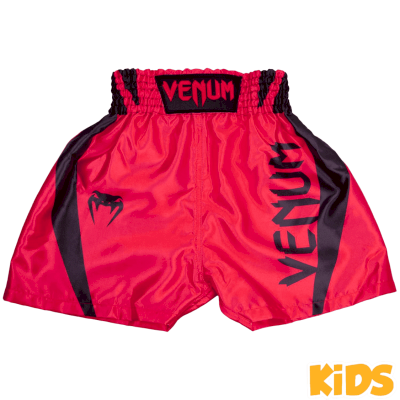 Детские боксёрские шорты Venum Elite Red/Black