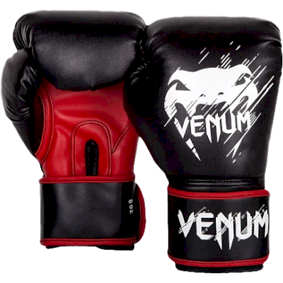 Детские боксерские перчатки Venum Contender Black/Red