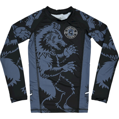 Детский рашгард Hardcore Training Heraldry Black LS