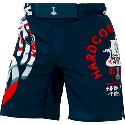 Шорты Hardcore Training Nordic Pattern Blue/White - фото 2