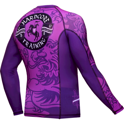 Рашгард Hardcore Training Heraldry Magenta LS - фото 3