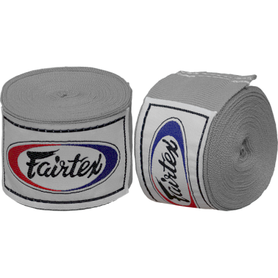 Боксёрские бинты Fairtex Grey 4.5 м - фото 1