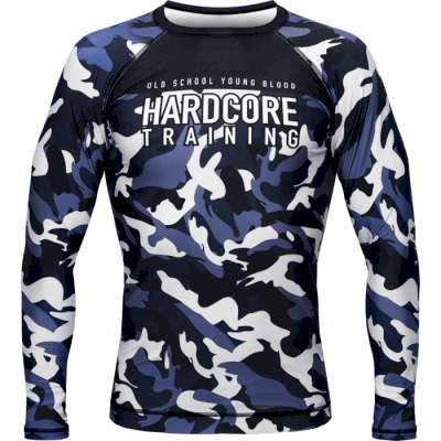 Рашгард Hardcore Training Blue Camo LS