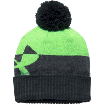 Шапка Under Armour Boy's Pom Black/Green - фото 2