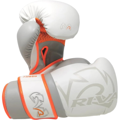 Спарринговые перчатки Rival RS80V Impulse White/Orange