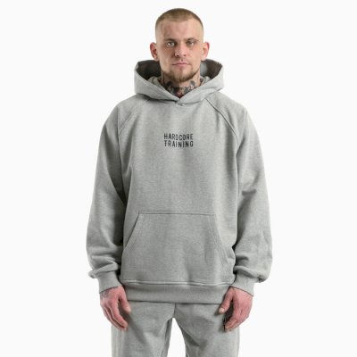 Худи Hardcore Training Original Grey Melange