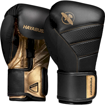 Боксерские перчатки Hayabusa T3 Black/Gold