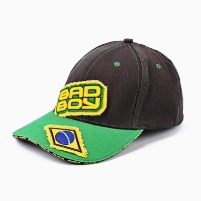 Бейсболка Bad Boy Jiu Jitsu Black/Green 2.0