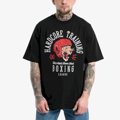 Футболка Hardcore Training Boxing League Black Oversized Fit