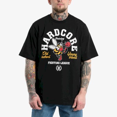 Футболка Hardcore Training Fighting League Black Oversized Fit