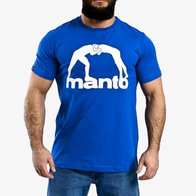 Футболка Manto Logo Vibe Blue