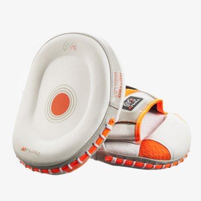 Лапы Rival RPM80 Impulse Punch Mitts White/Orange