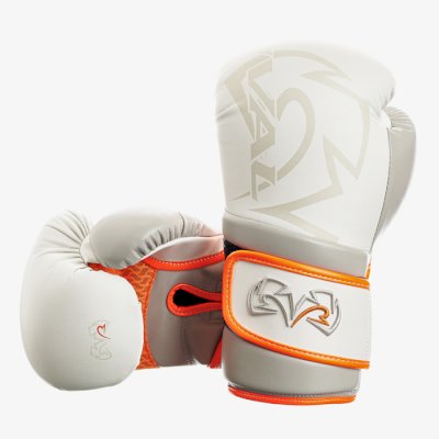 Спарринговые перчатки Rival RS80V Impulse White/Orange