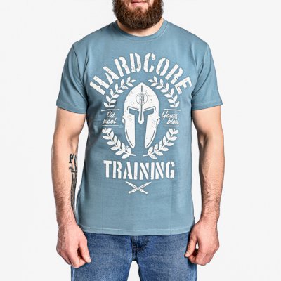 Футболка Hardcore Training Helmet Blue Turquoise
