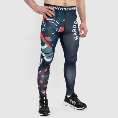 Компрессионные штаны Hardcore Training Nordic Nordic Pattern Black Russian