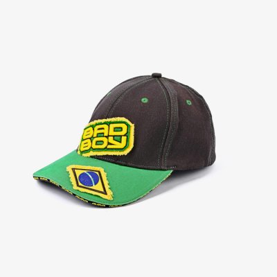 Бейсболка Bad Boy Jiu Jitsu Black/Green 2.0
