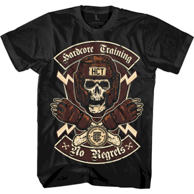 Футболка Hardcore Training No Regrets Black