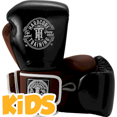 Боксерские перчатки Hardcore Training HardLea Black/Brown