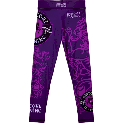 Детские компрессионные штаны Hardcore Training Heraldry Magenta