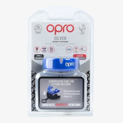 Боксерская капа Opro Silver Level Blue