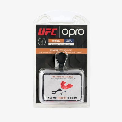 Детская боксерская капа Opro Bronze Level UFC Red