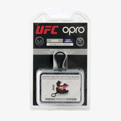 Детская боксерская капа Opro Silver Level UFC Red