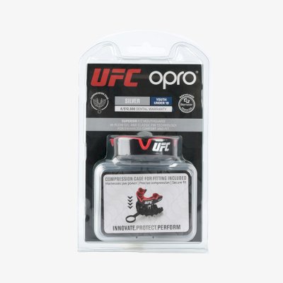 Детская боксерская капа Opro Silver Level UFC Black