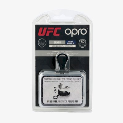Детская боксерская капа Opro Silver Level UFC White