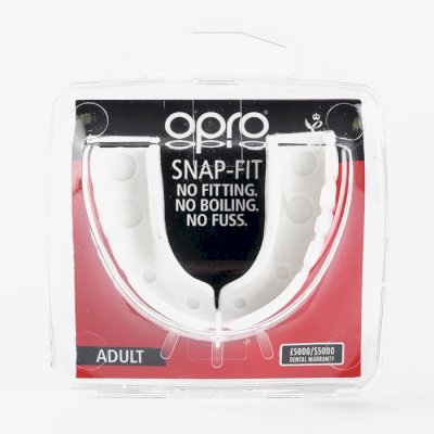 Боксерская капа Opro Snap-Fit White