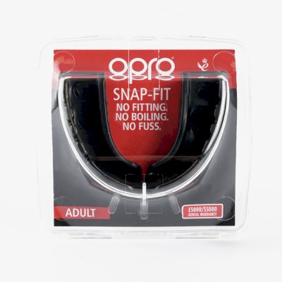 Боксерская капа Opro Snap-Fit Black