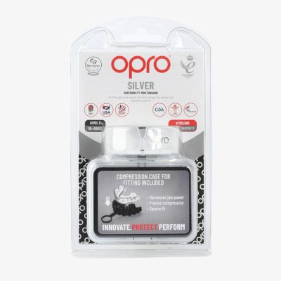 Боксерская капа Opro Silver Level Clear