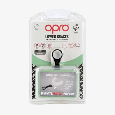 Боксерская капа на нижнюю челюсть с брекетами Opro Lower Braces
