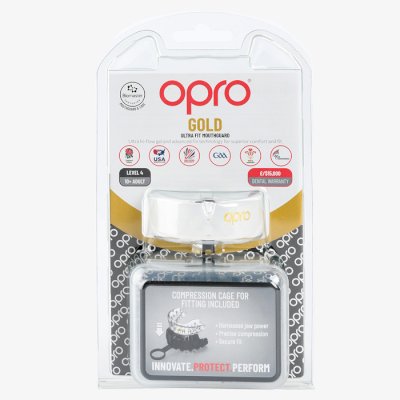 Боксерская капа Opro Gold Level Clear