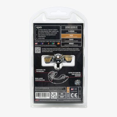 Детская капа UFC Opro Gold Level UFC Black/Gold