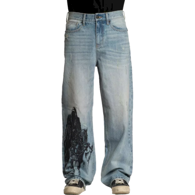Джинсы Affliction Wide Leg Binded Orion
