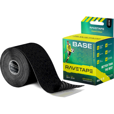 Кинезио тейп RaveTape Base 5см*5м Black