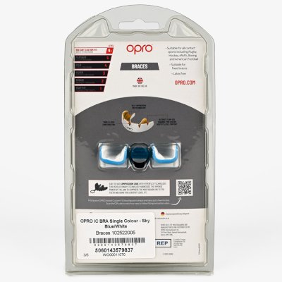 Боксерская капа для брекетов Opro Instant Custom-Fit Sky Blue