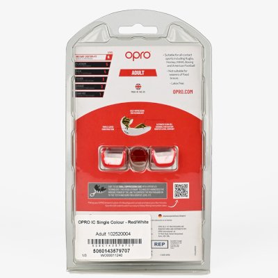 Боксерская капа Opro Instant Custom-Fit Red