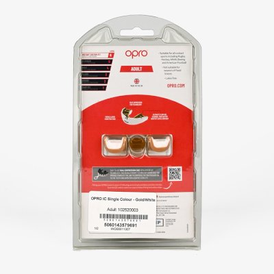 Боксерская капа Opro Instant Custom-Fit Gold