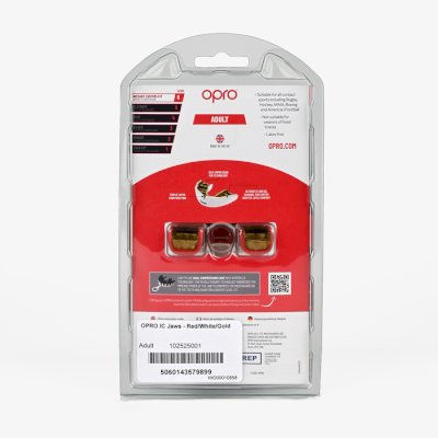 Боксерская капа Opro Instant Custom-Fit Red Jaws
