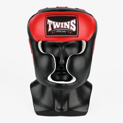 Боксерский шлем Twins Special HGL3-2T Black/Red