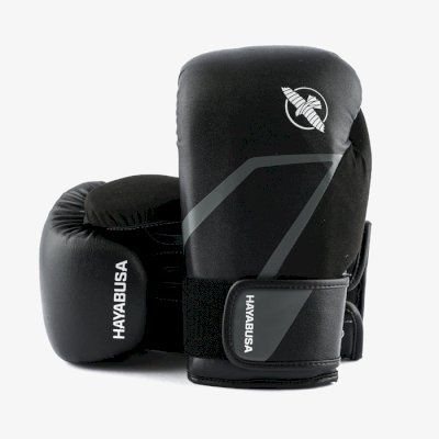 Боксерские перчатки Hayabusa E1 Boxing Gloves Black/Grey