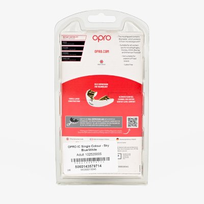 Боксерская капа Opro Instant Custom-Fit Sky Blue