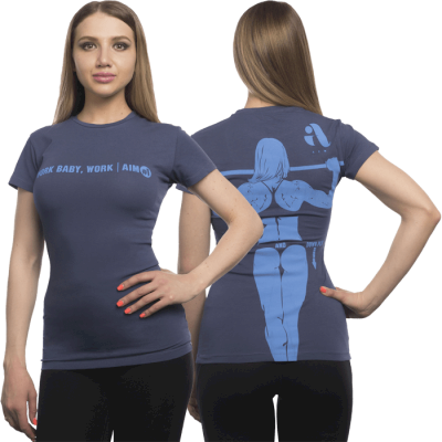 Футболка Aim Pullups Blue/Blue